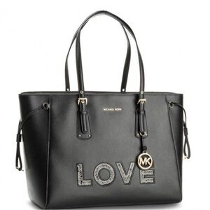 Michael Kors Black Love Tote